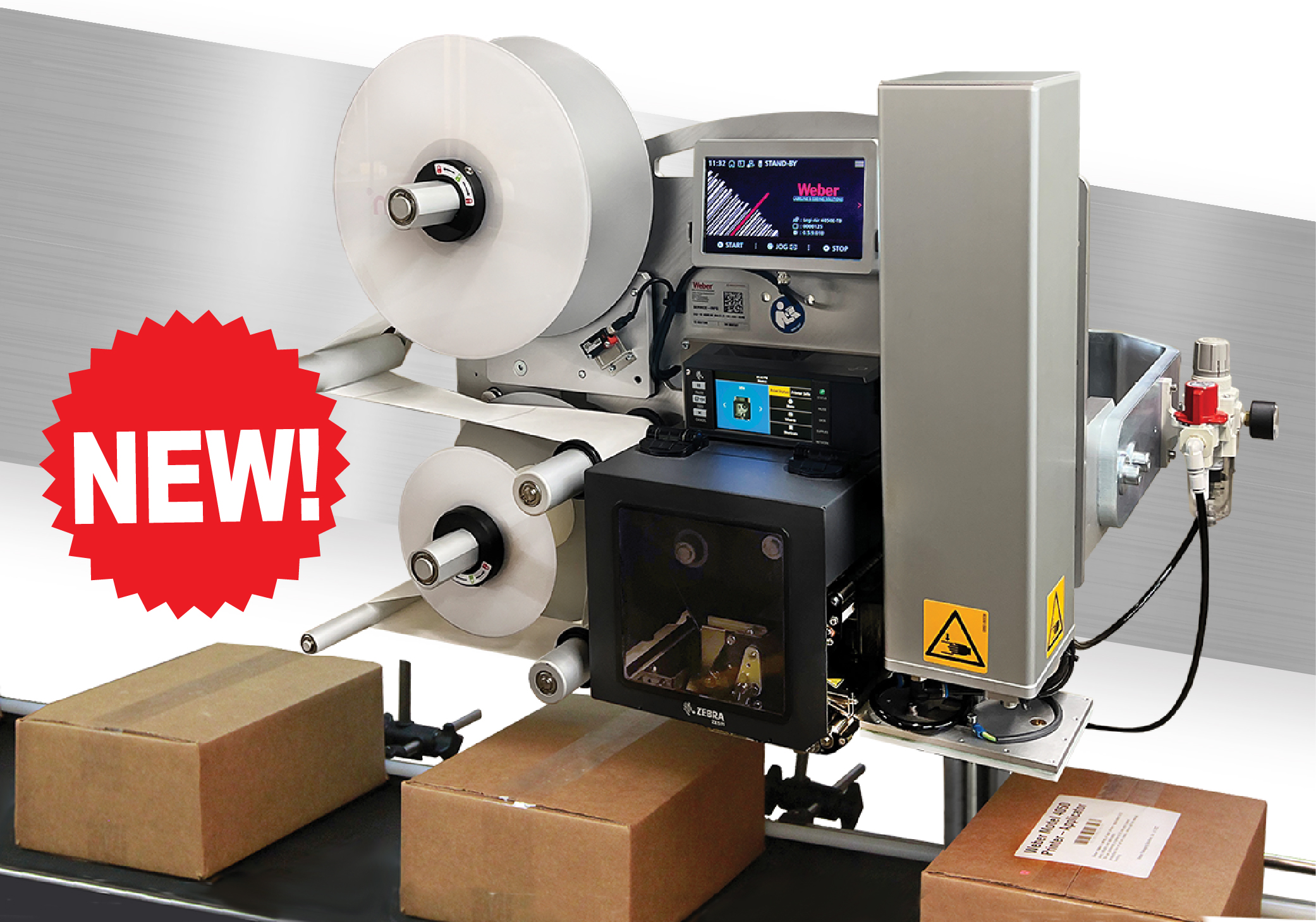 Model 4300 label printer applicator